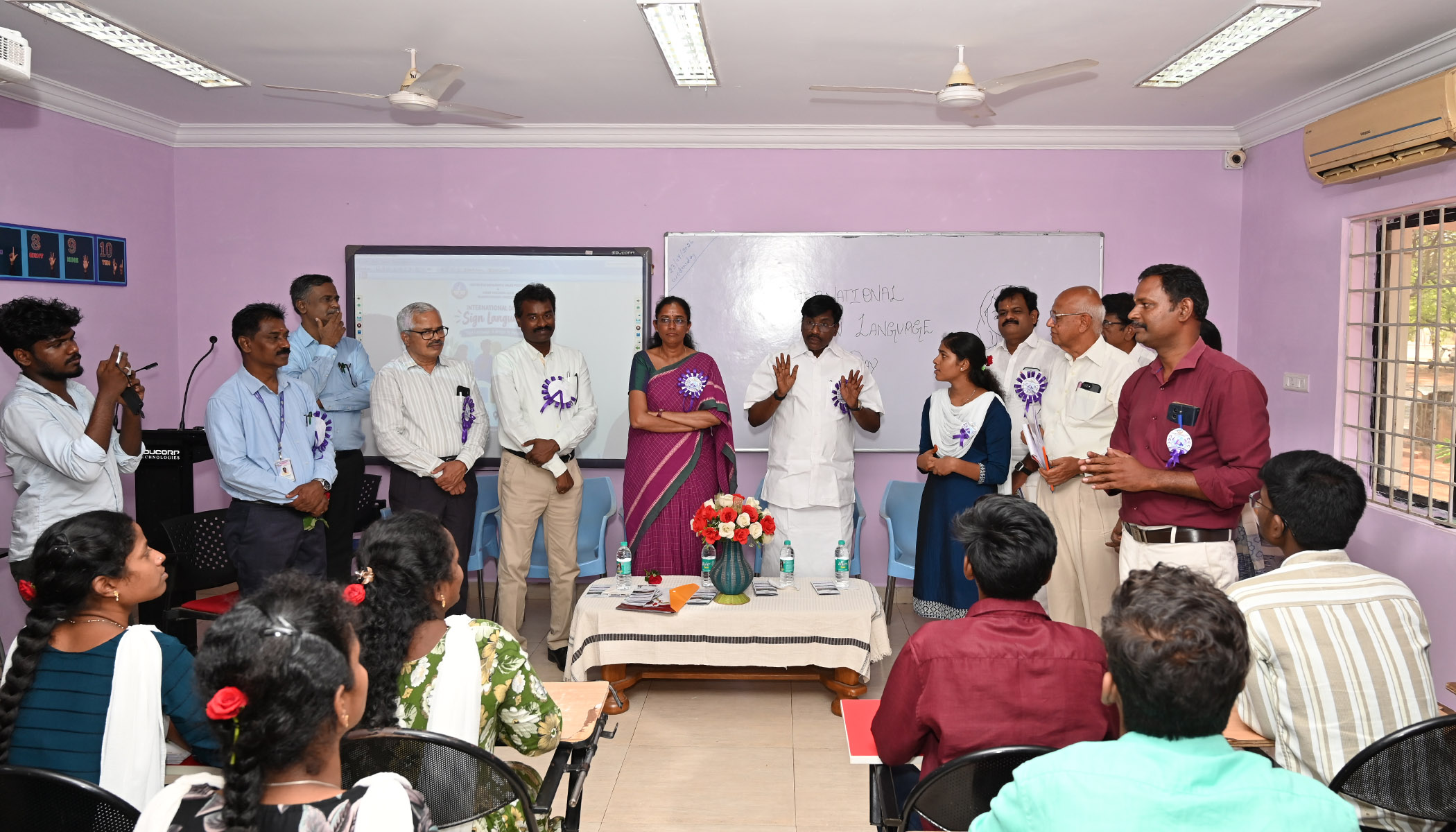 Honble Higher Education Minister's Visit